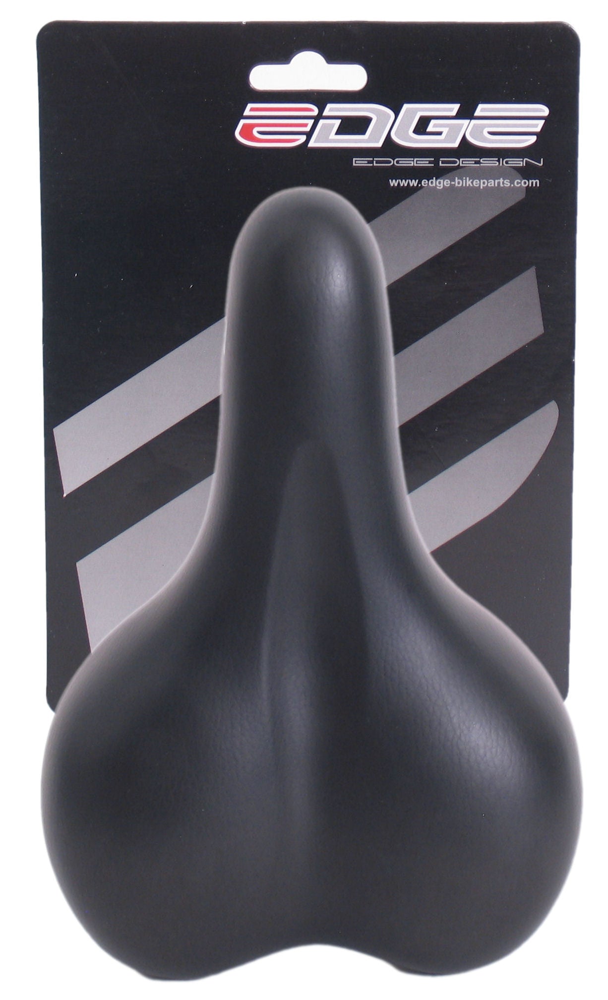 Fietszadel Edge City Rental - zwart (op kaart)