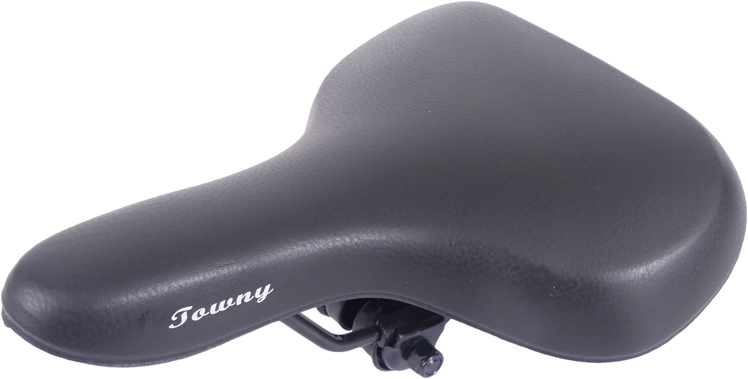 Fietszadel Edge Towny met memory foam - zwart