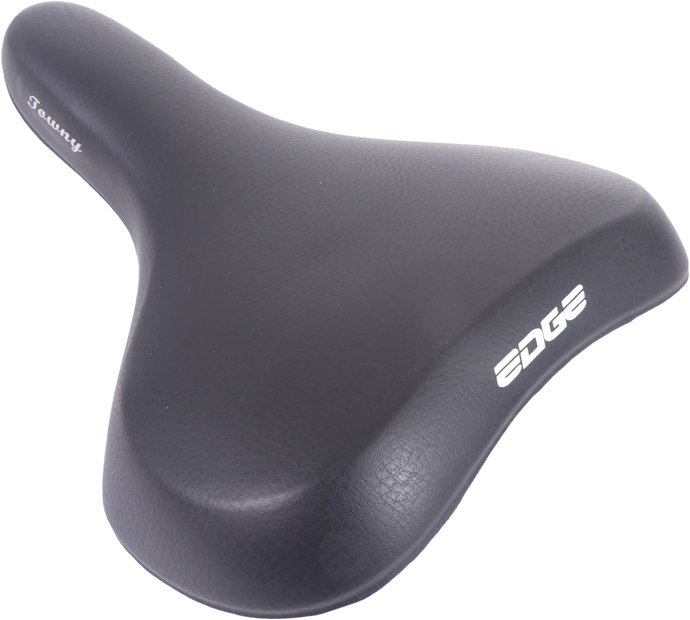 Fietszadel Edge Towny met memory foam - zwart
