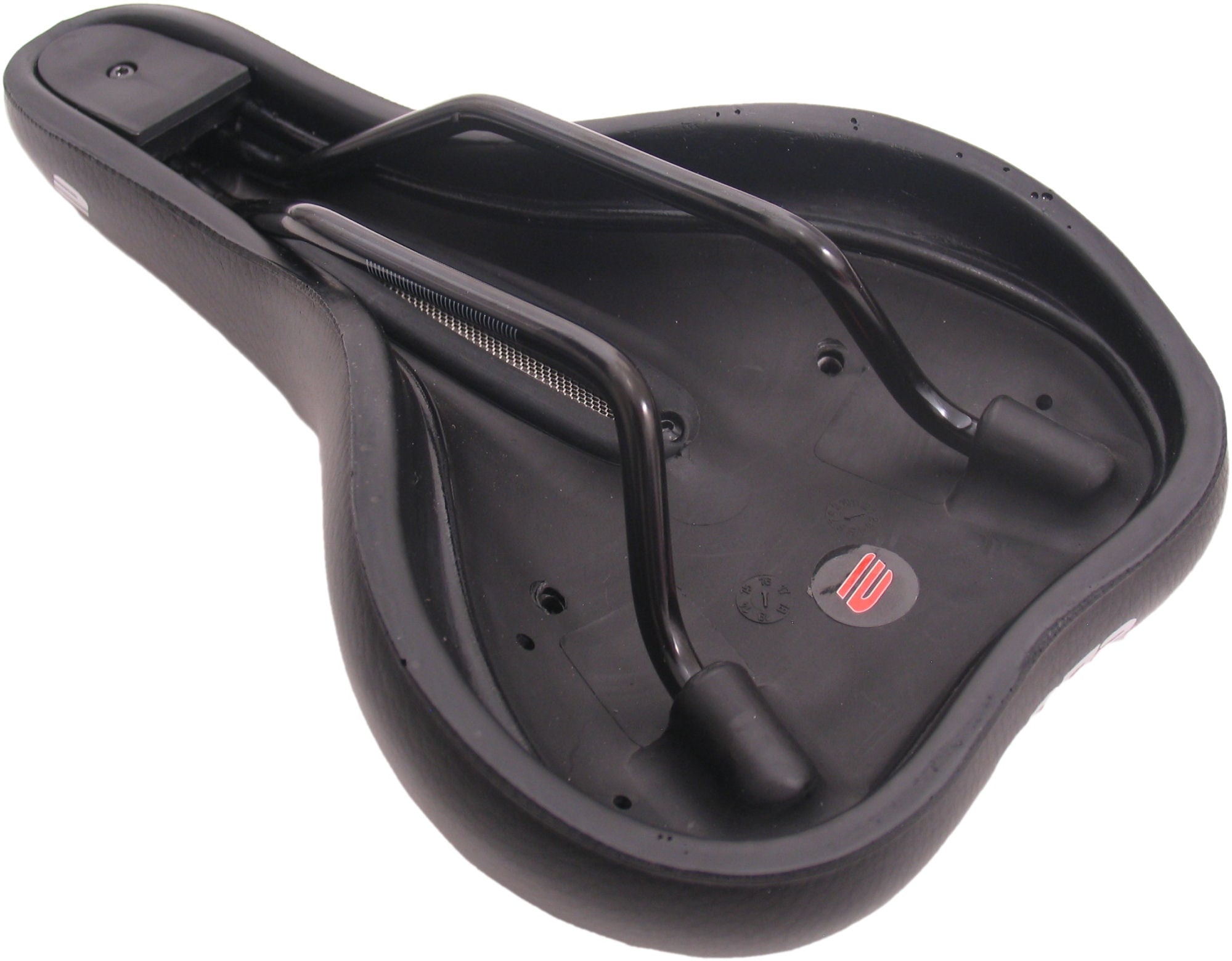 Fietszadel Edge Vento - unisex - zwart (op kaart)