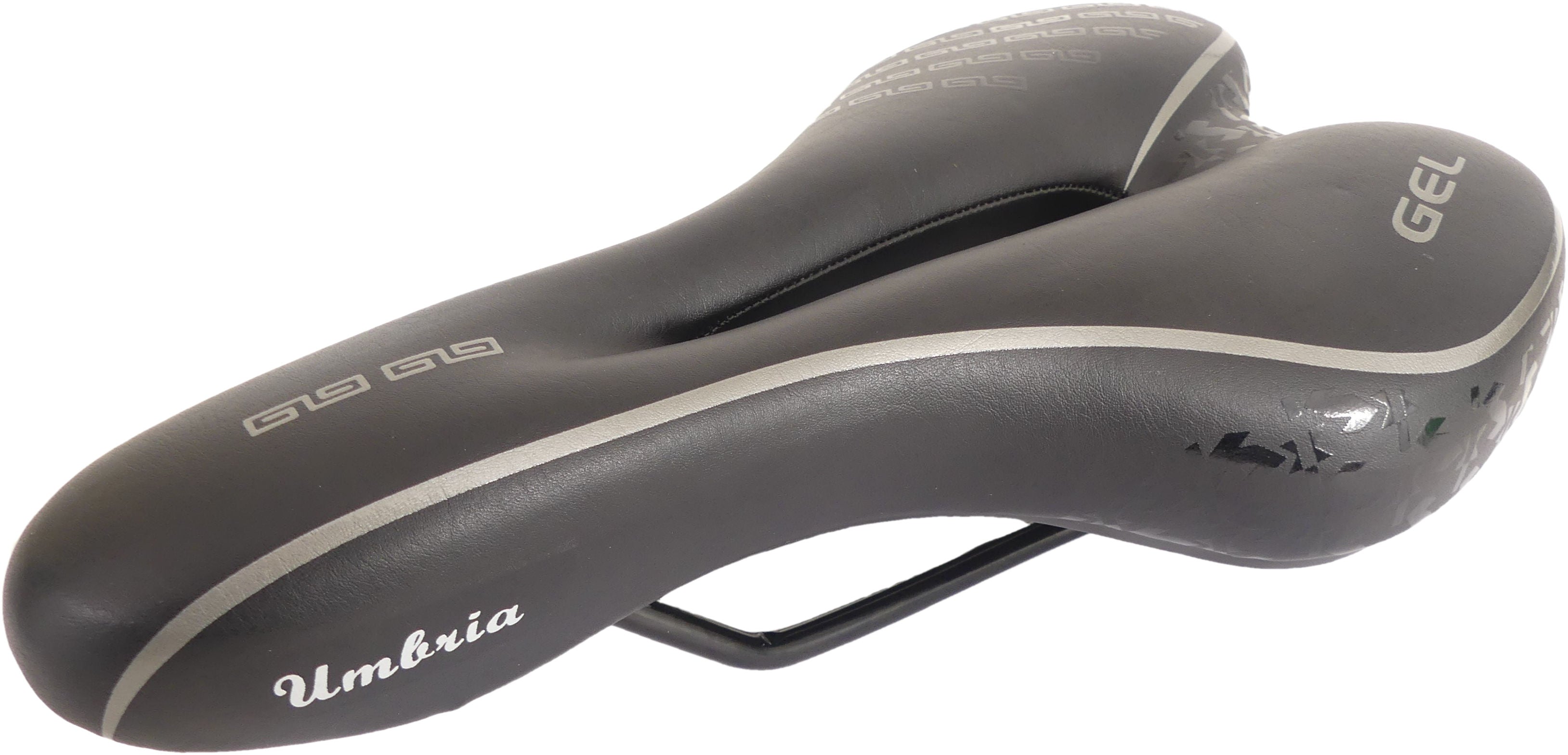 Fietszadel Edge Umbria Gel - zwart