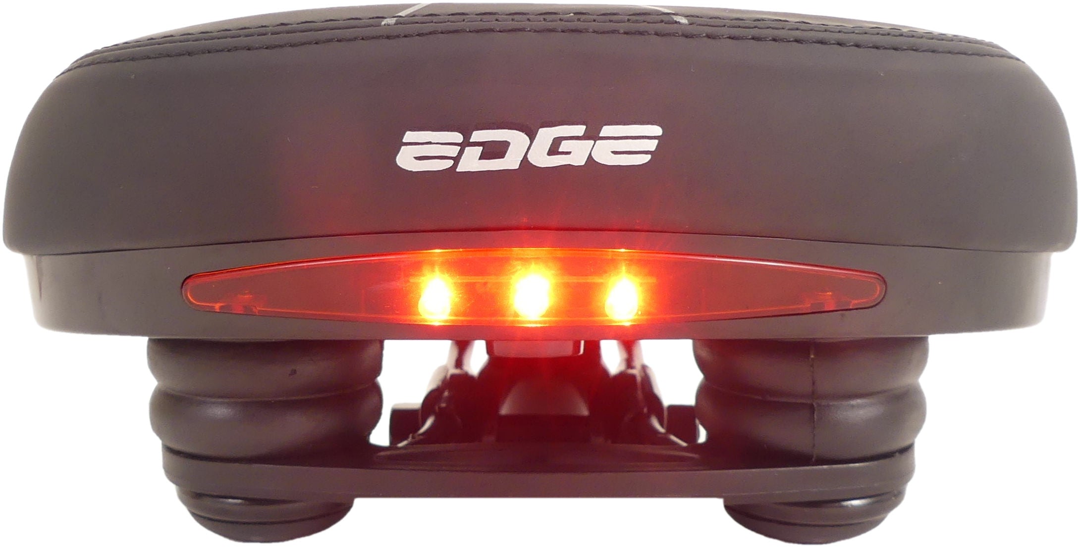 Fietszadel Edge Veneto incl. oppakbeugel en achterlicht - zwart