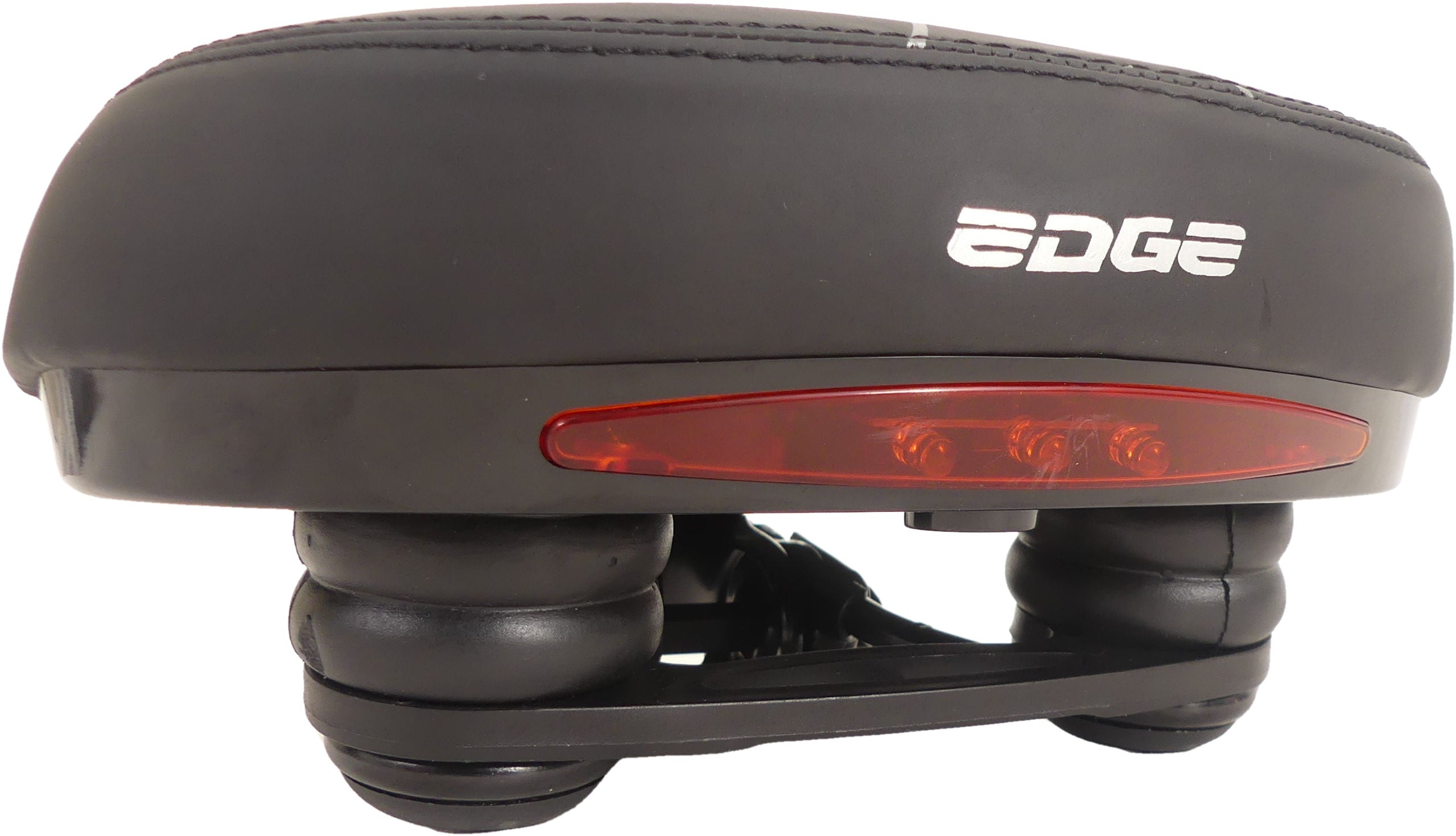 Fietszadel Edge Veneto incl. oppakbeugel en achterlicht - zwart
