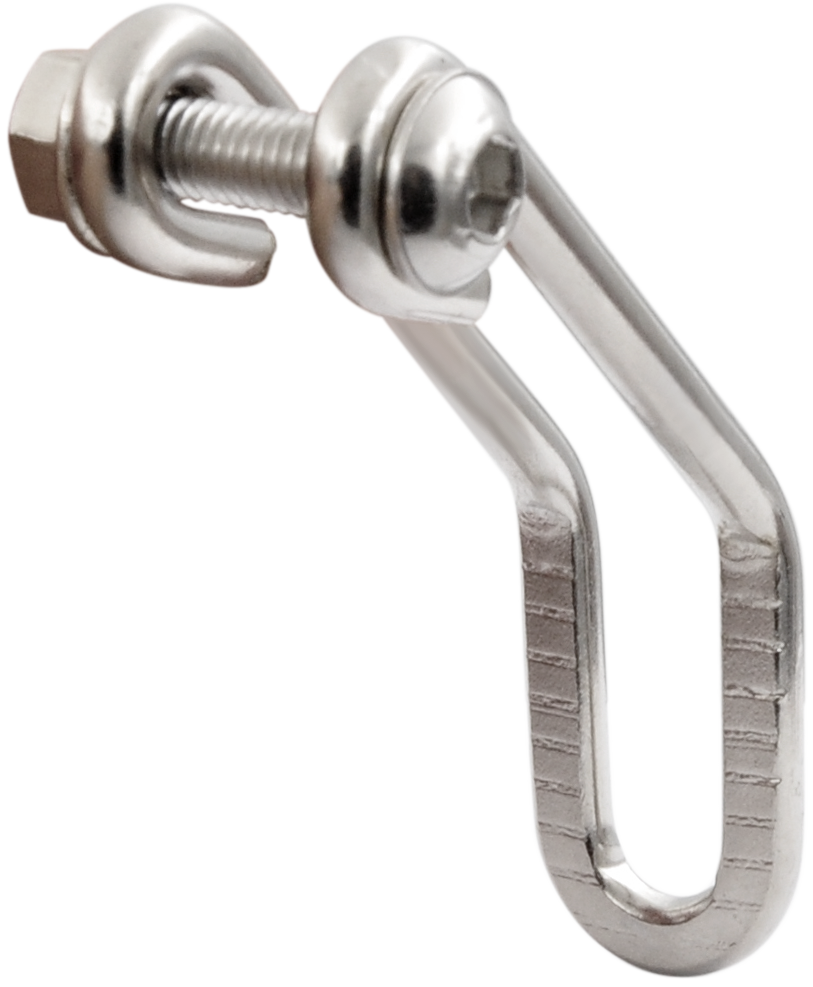 Lamphaak Edge City RVS op kroonbout