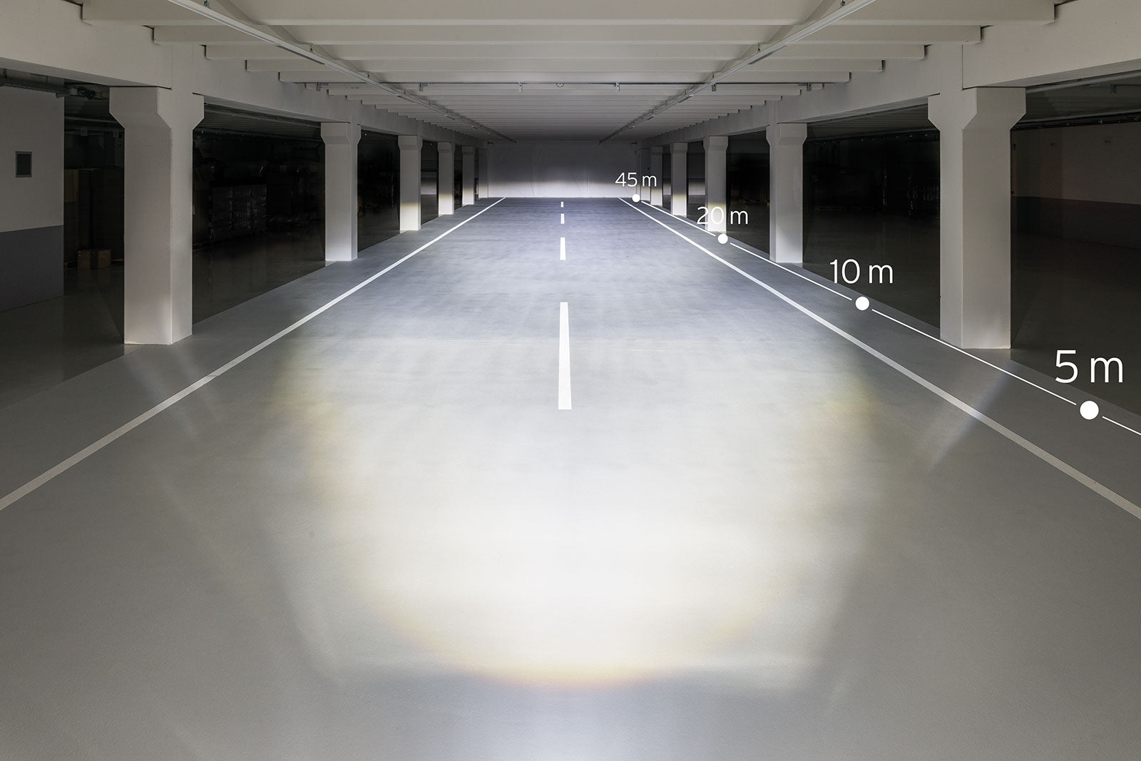 Koplamp Busch und Müller Lumotec IQ-XS High Beam voor e-bike 9-48 Volt - 100/150 Lux