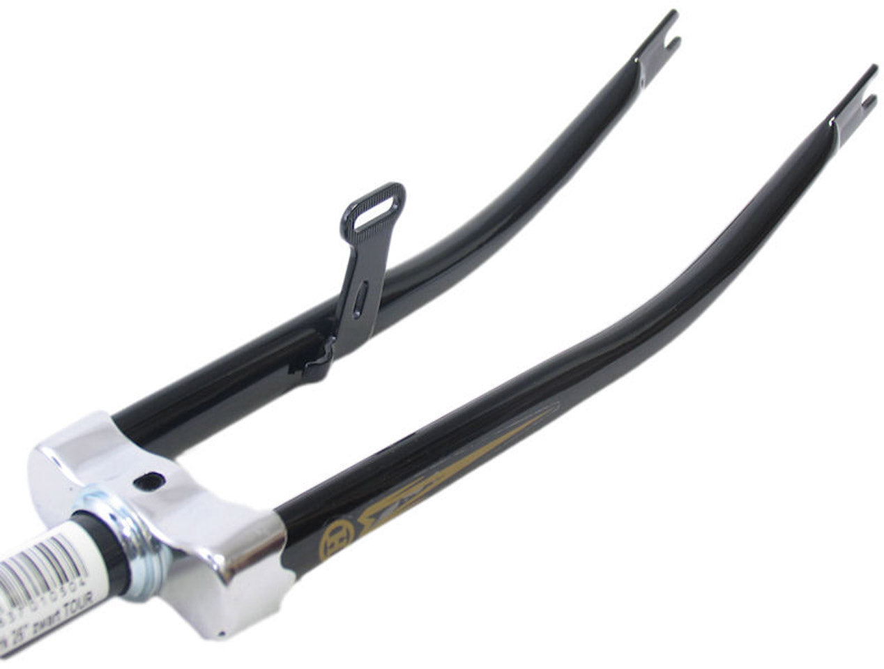 Voorvork 26" tour met 1" vorkbuis - dynamohaak - zwart