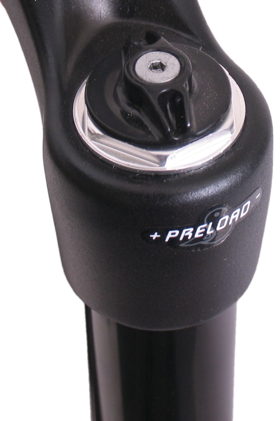 Verende voorvork 29" Spinner lock out met 1 1/8" ahead vorkbuis - PM disc remnokken - mat zwart