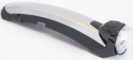 Koplamp Gazelle Fenderlight V2 naafdynamo - zilver/zwart