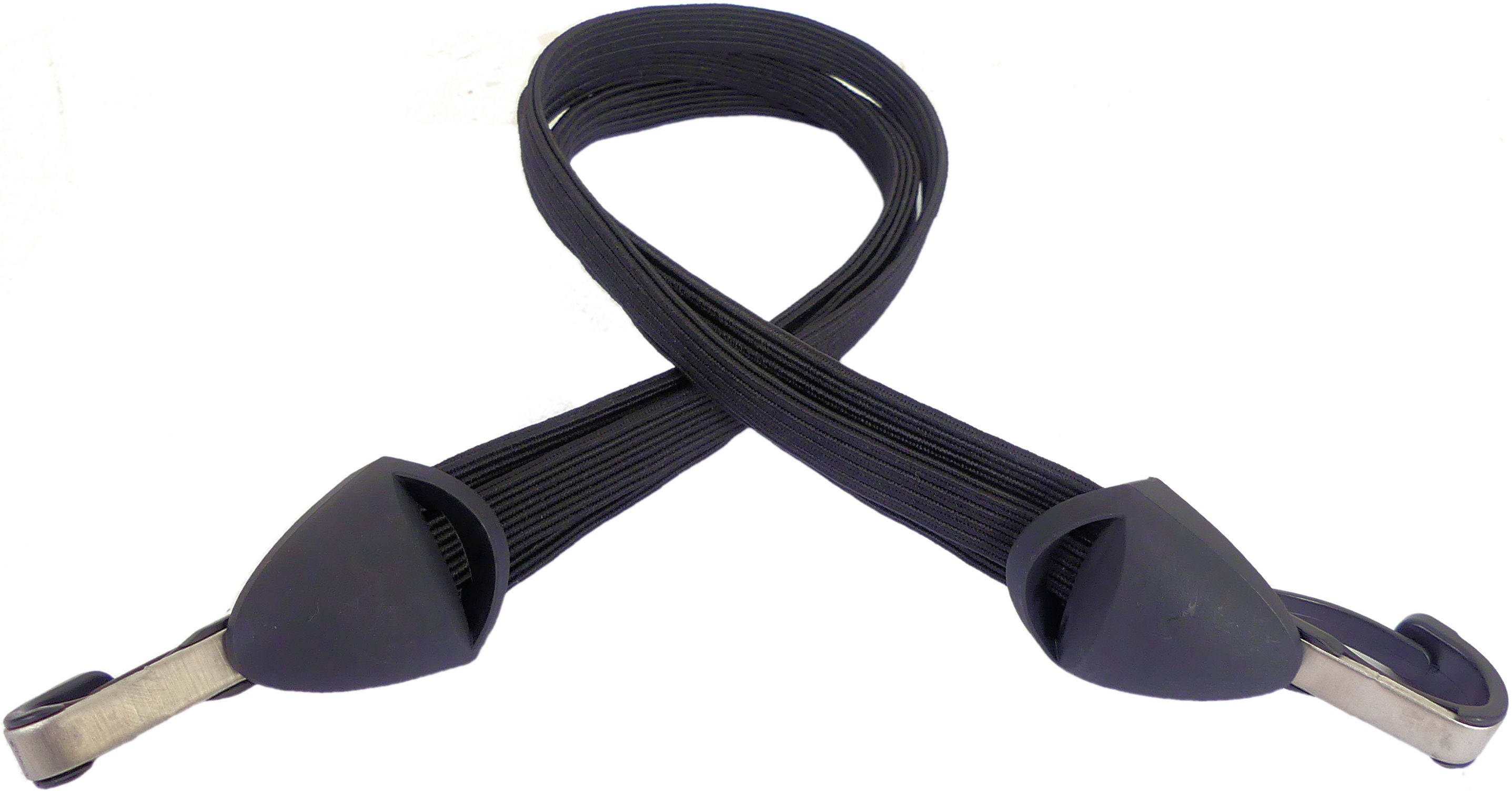 Snelbinder 28 inch Gazelle met RVS haak / kort 55cm - zwart