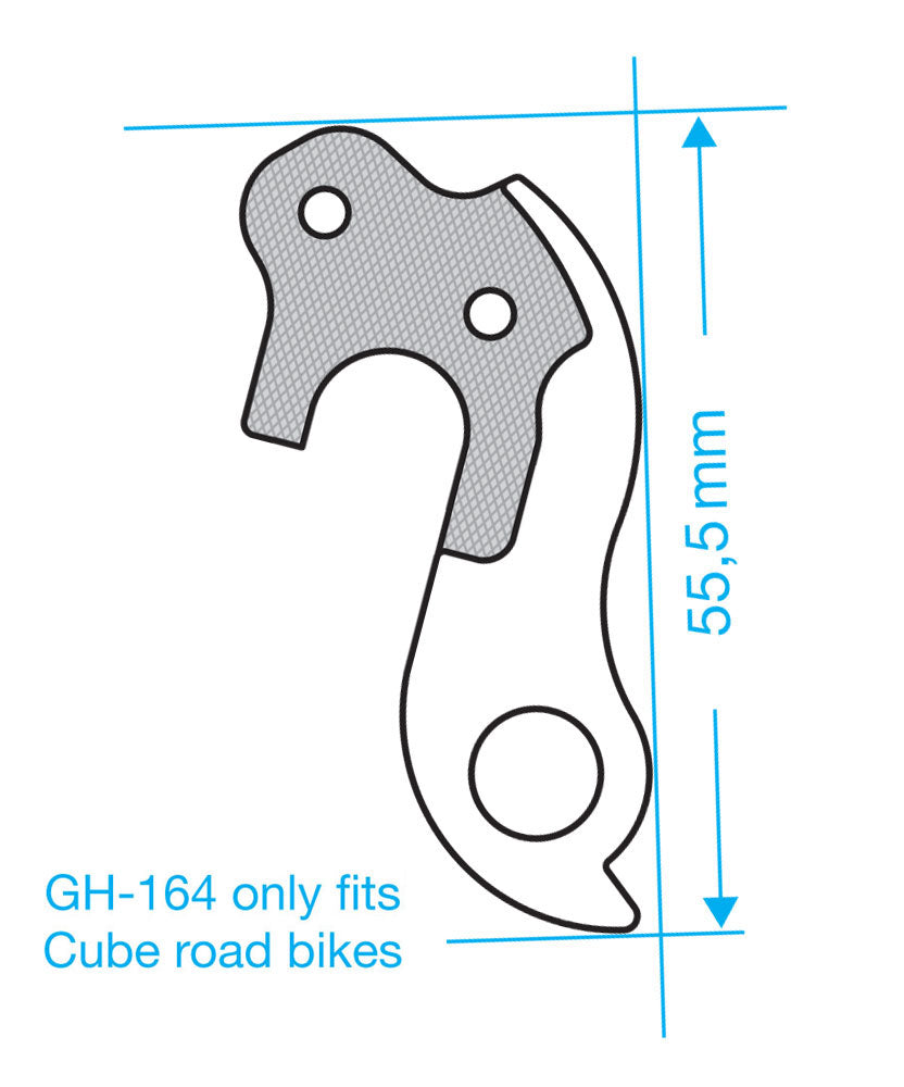 Derailleurpad Marwi GH-164 Cube (racefiets)