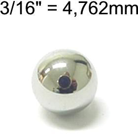 Kogels Marabu 3/16 - 4.762mm (per gros)