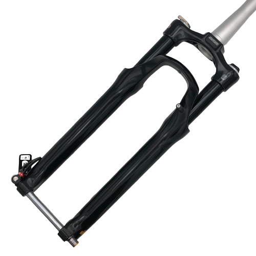 Voorvork 27.5" Suntour Mobie25 AIR LOR 1.5" > 1-1/8" vorkbuis - PM remnokken - 75 mm veerweg