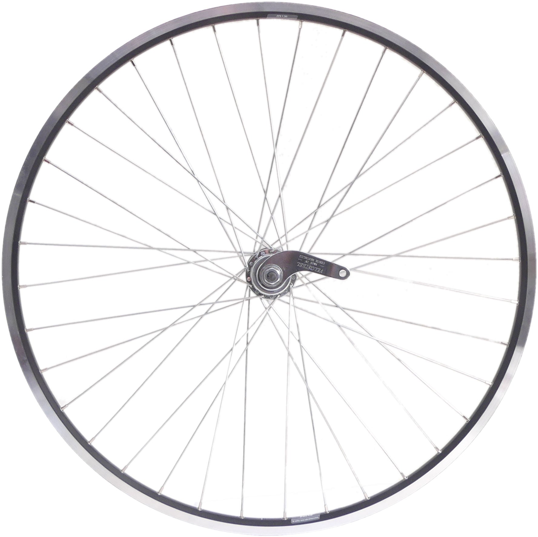 Achterwiel 28 x 1/4" ZAC 19 met favorit remnaaf - zwart