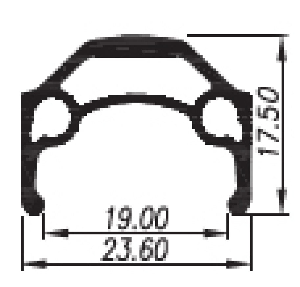 Velg Primax E STR19 26" 559 x 19C - 36 gaats - spaak 14 / Frans ventiel - zwart met remrand