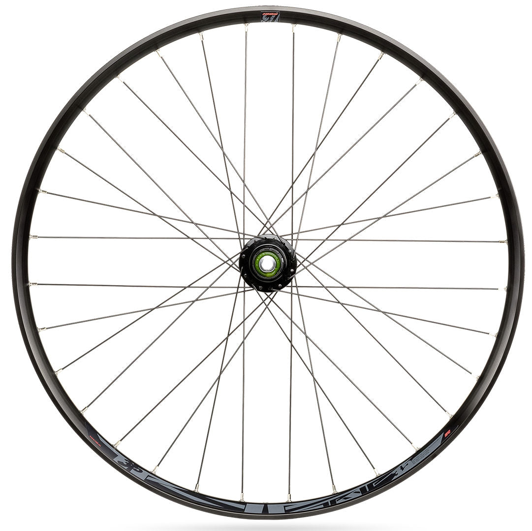 Wielset Rodi TRYP 35 27.5" / 650B met boost steekas 15x110 en 12x148 - 6 bouts remschijfbevestiging - 8/9/10/11 speed - zwart