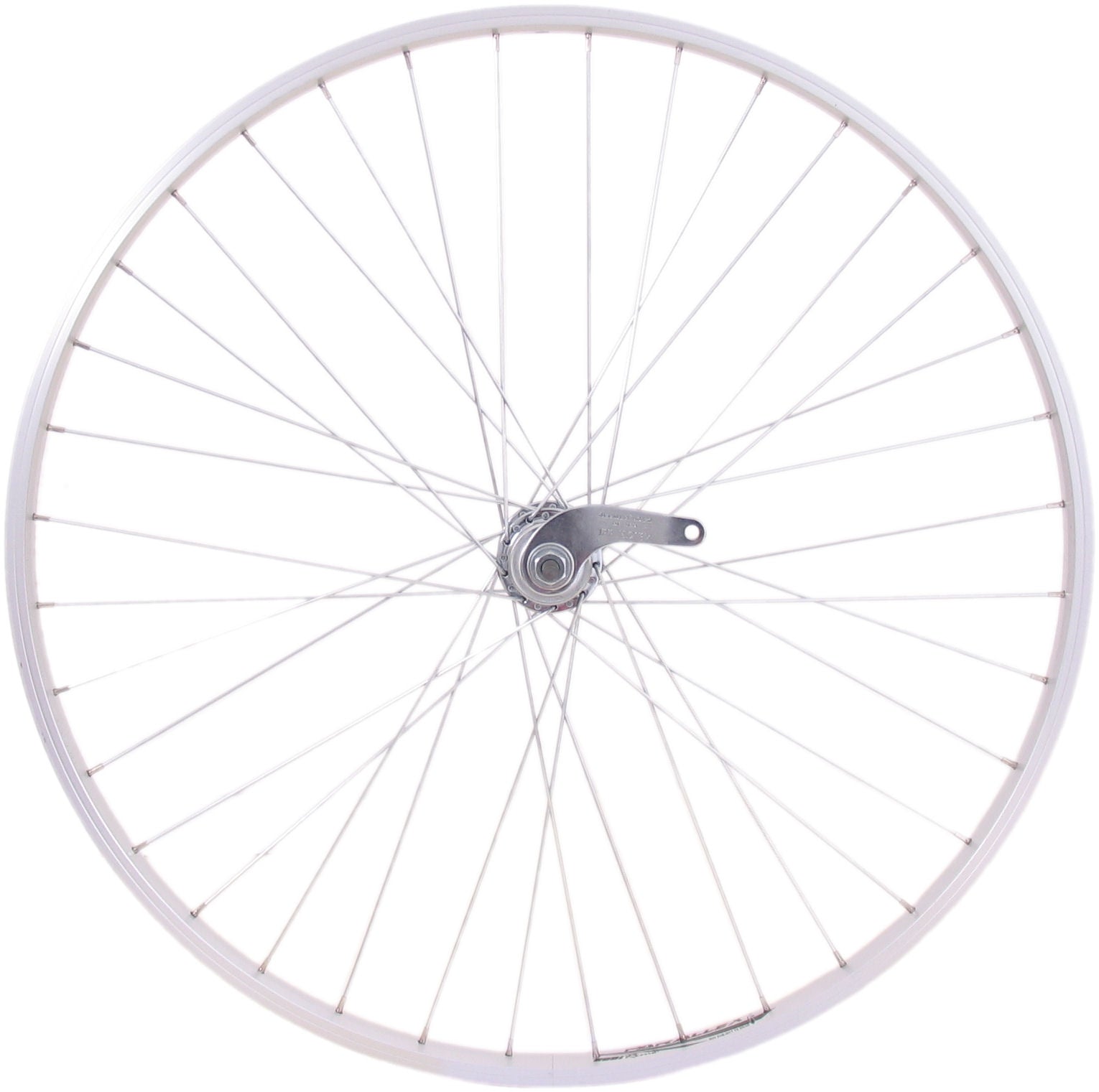 Achterwiel 28 x 1/4" aluminium Favorit remnaaf - zilver