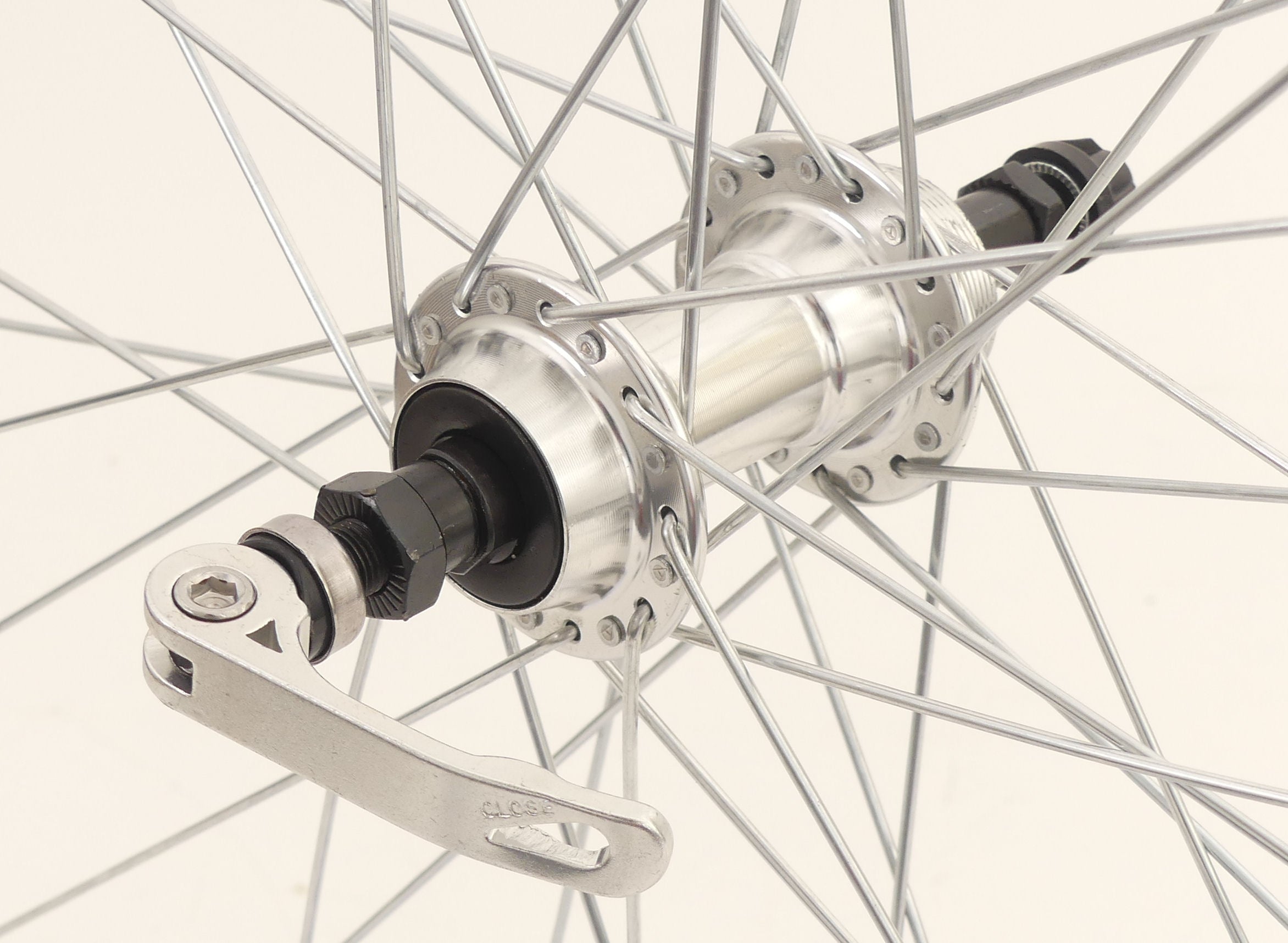 Achterwiel 28 x 1/4" ZAC19 Freewheel QR - zilver