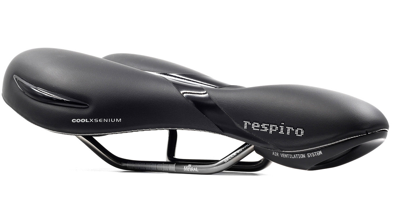 Fietszadel Selle Royal Respiro Moderate - All Journeys - zwart
