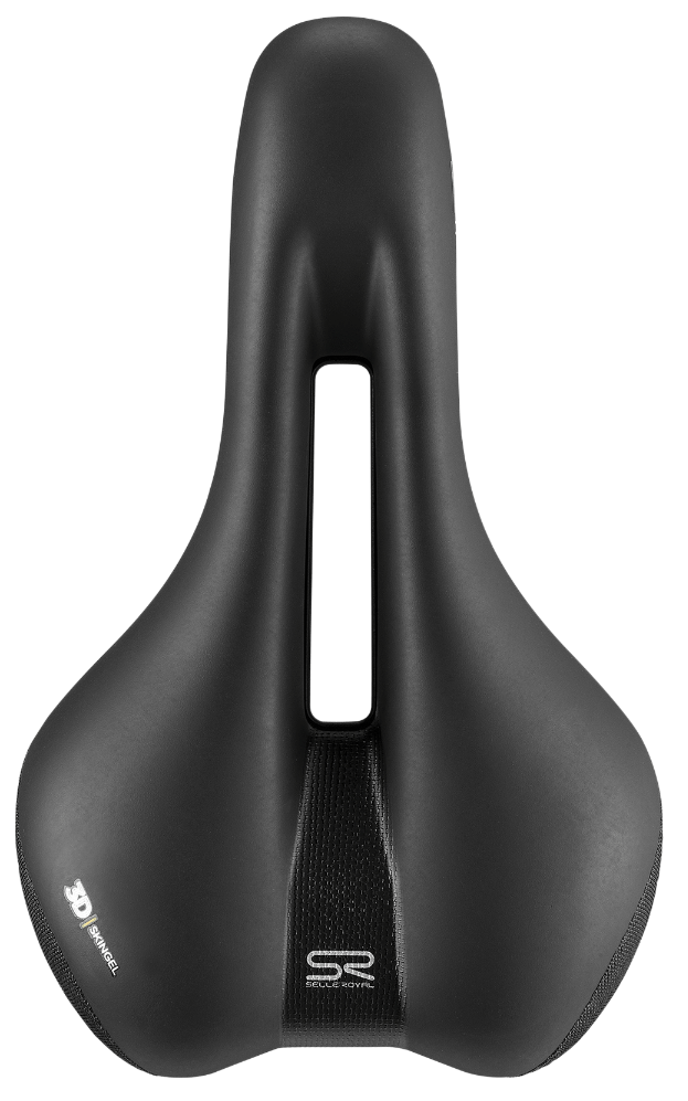 Fietszadel Selle Royal Ellipse Athletic - Urban Life - zwart