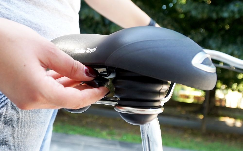 Fietszadel Selle Royal Lookin Relaxed stracciatella zwart