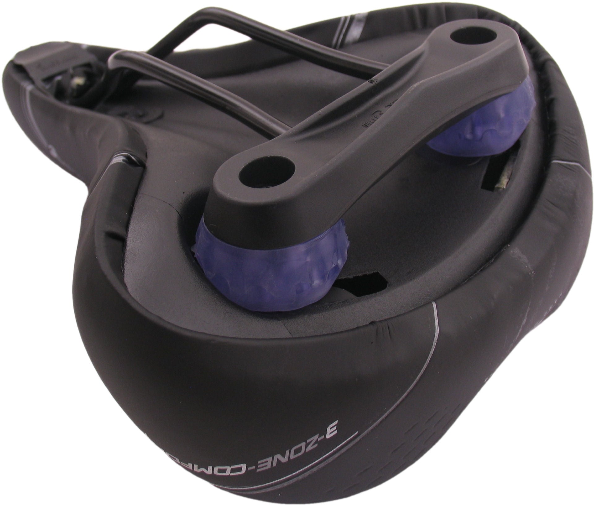 Fietszadel Selle Bassano Volare XXL BigCity met elastomeer demping - zwart