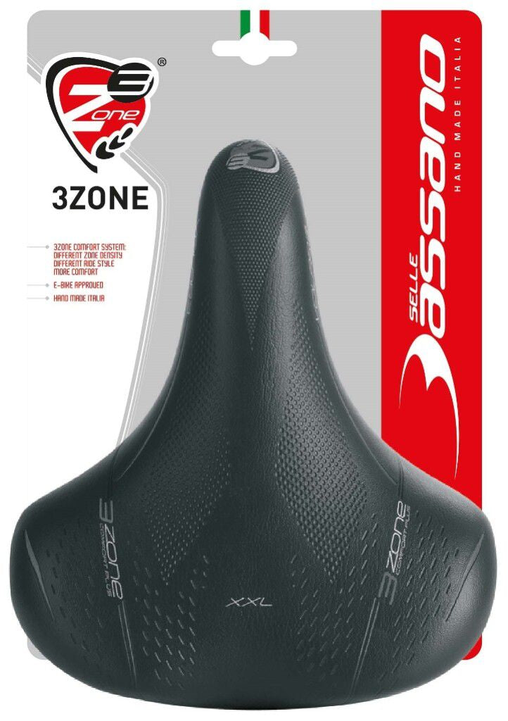 Fietszadel Selle Bassano Volare XXL Cruiser - zwart