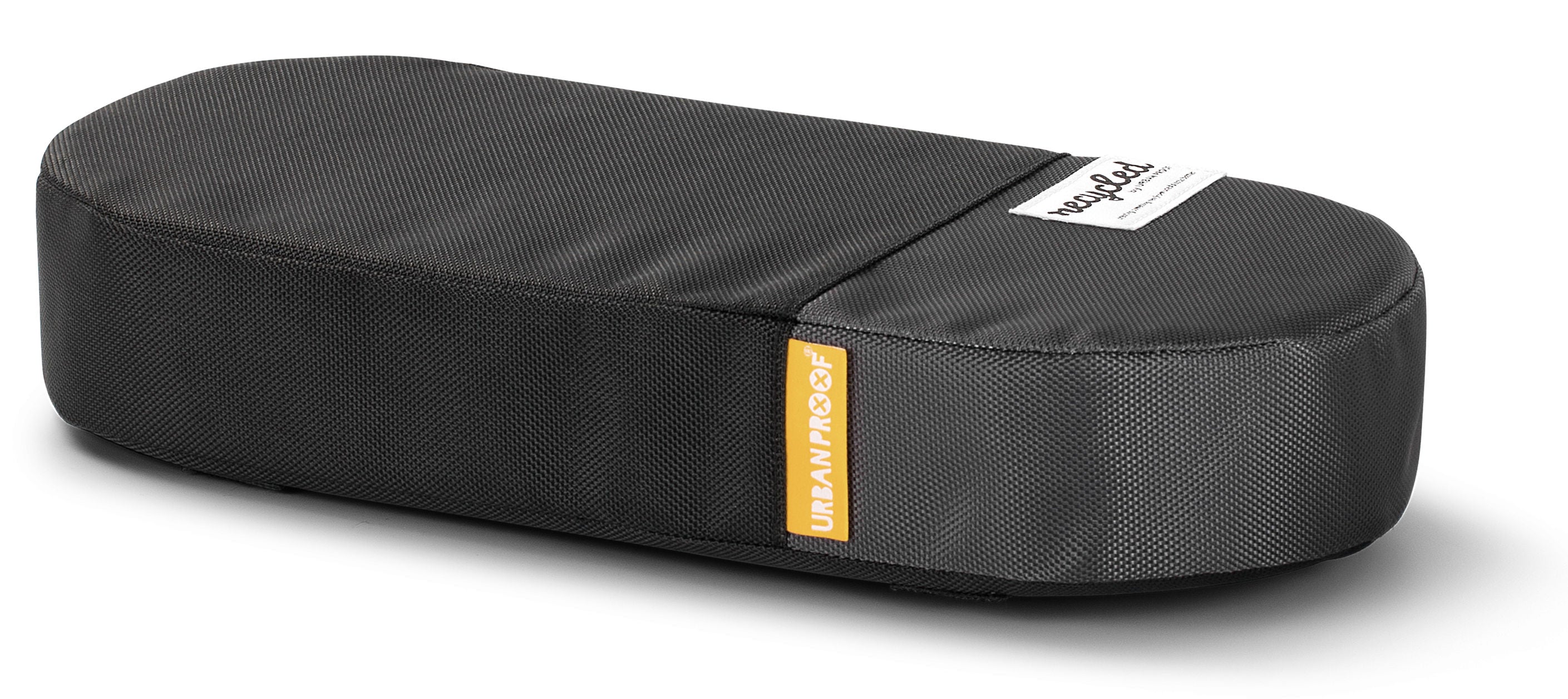 Gerecylede bagagedragerkussen Urban Proof 37,5 x 17 x 7 cm - zwart/grijs