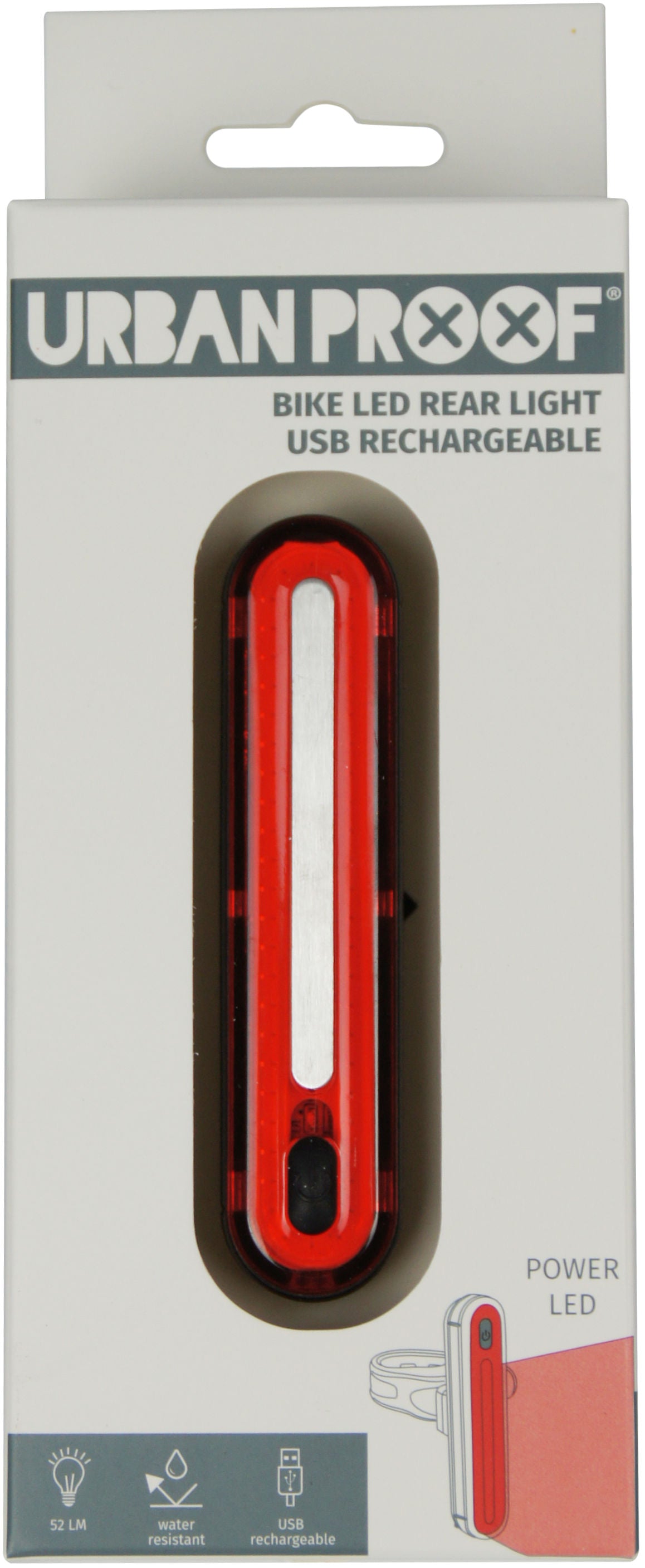 Achterlicht Urban Proof Ultra Bright - USB oplaadbaar