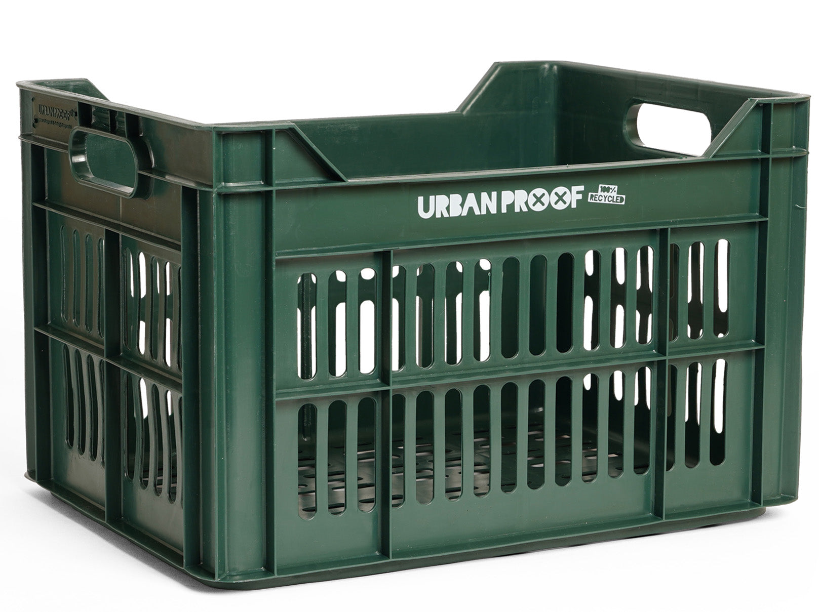 Gerecyclede fietskrat Urban Proof 30 liter - forest green