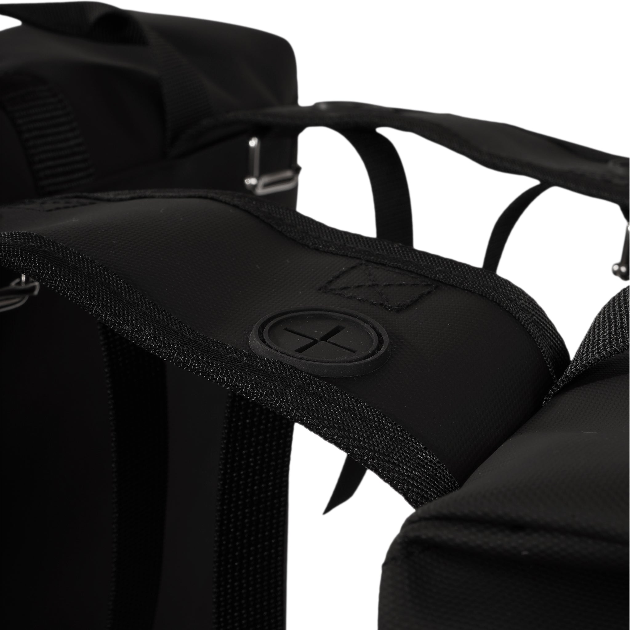 Gerecyclede dubbele fietstas Urban Proof Cargo 38 liter 30 x 15 x 42 cm - zwart