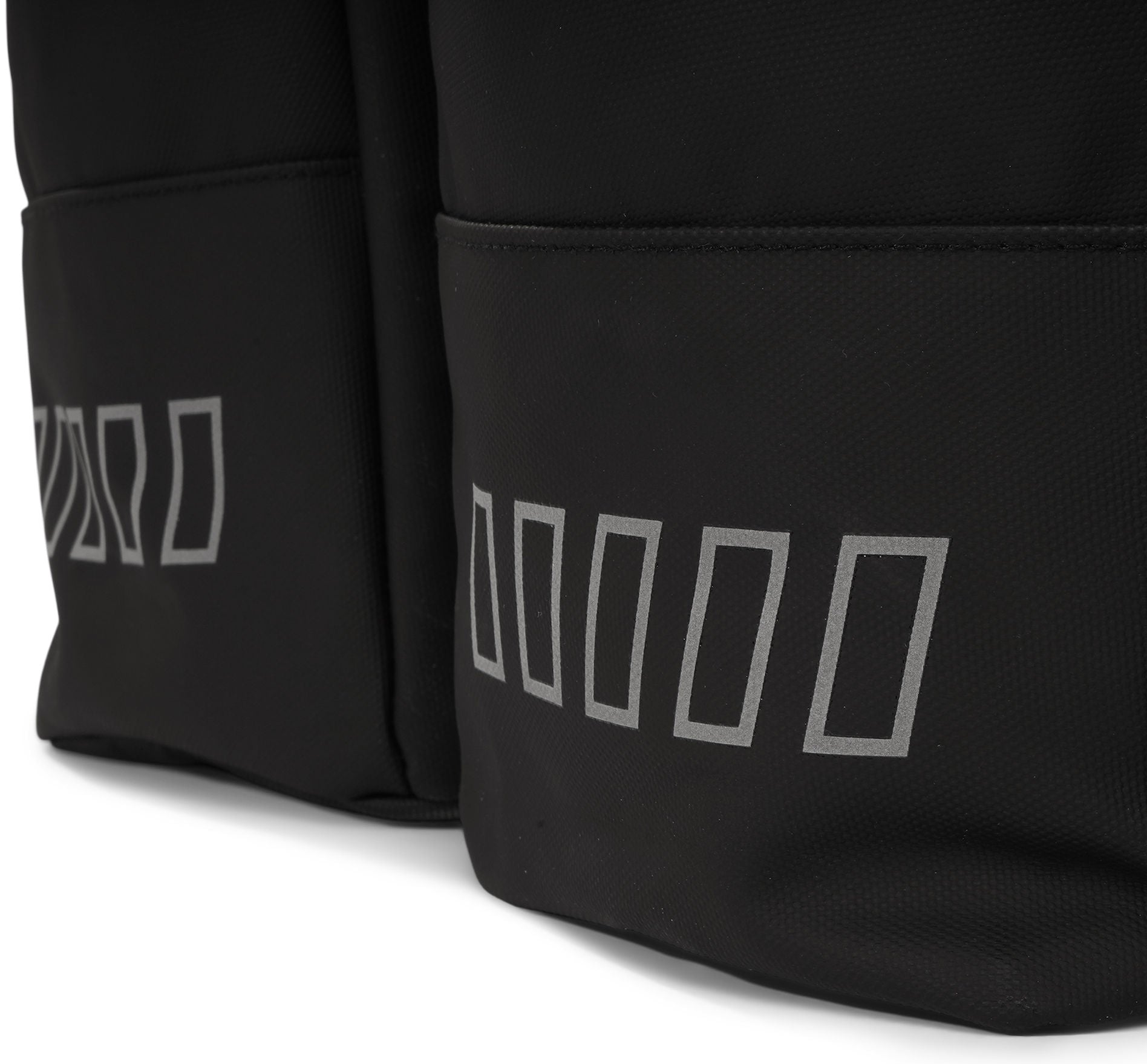 Gerecyclede dubbele fietstas Urban Proof Cargo 38 liter 30 x 15 x 42 cm - zwart