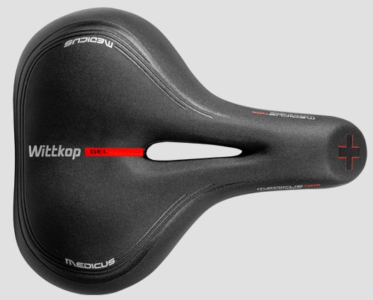 Fietszadel Wittkop Twin Medicus 3.0 City/Trekking - zwart