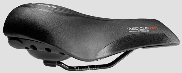 Fietszadel Wittkop Twin Medicus 3.0 City/Trekking - zwart