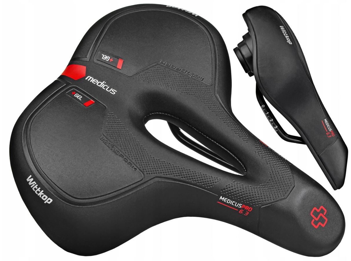 Fietszadel Wittkop Medicus PRO City 6.3 - zwart