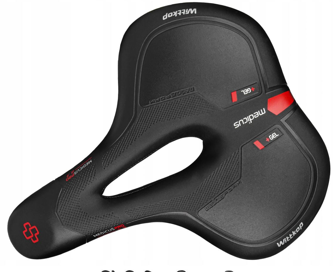 Fietszadel Wittkop Medicus PRO City 6.3 - zwart