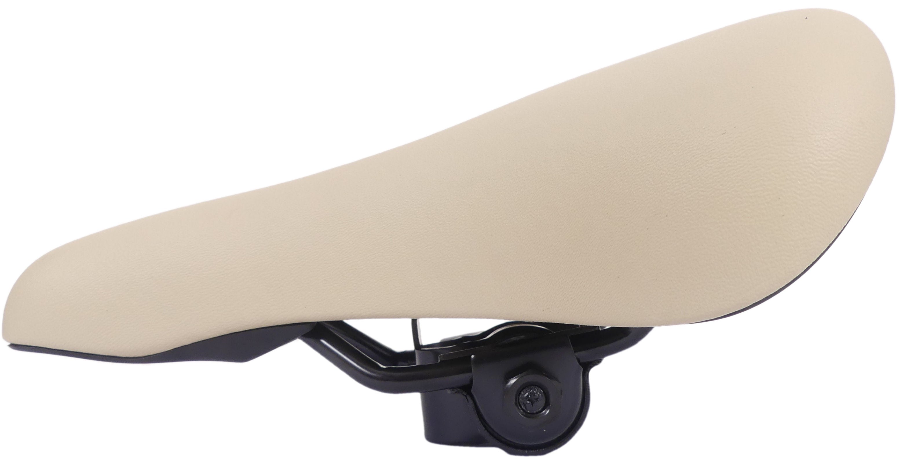 Fietszadel voor 20-26" kinderfiets - creme