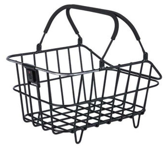 Fietsmand Basil Cento Alu Multi System Nordlicht 46 x 34 x 26 cm - zwart