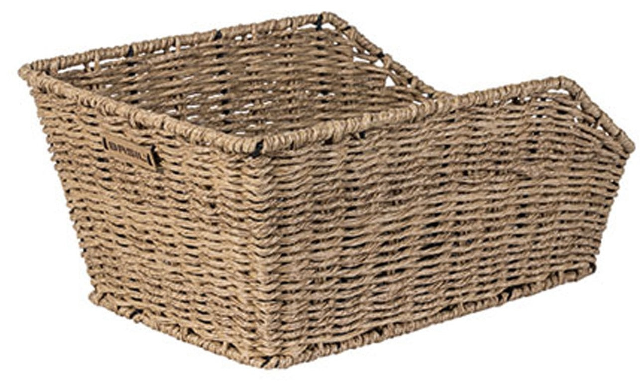 Fietsmand Basil Cento Rattan Look met WSL-systeem 47 x 34 x 24 cm - nature brown