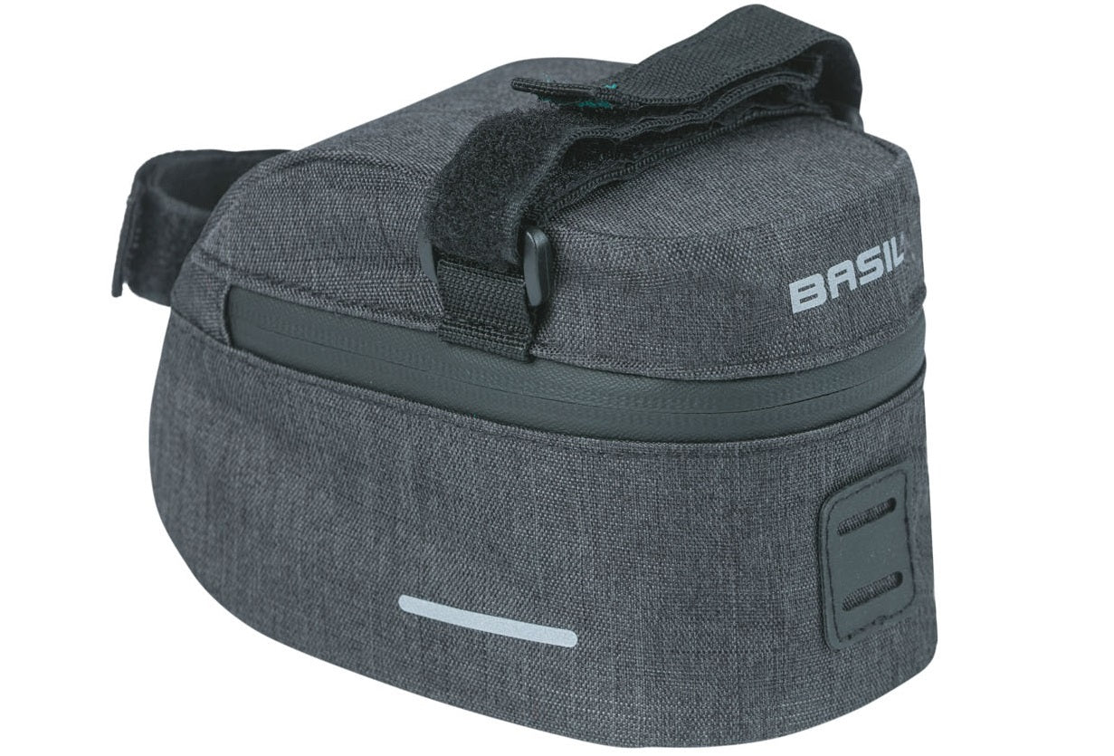 Zadeltas M Basil Discovery 365D 1.0 liter 10 x 9 x 15 cm - zwart melee