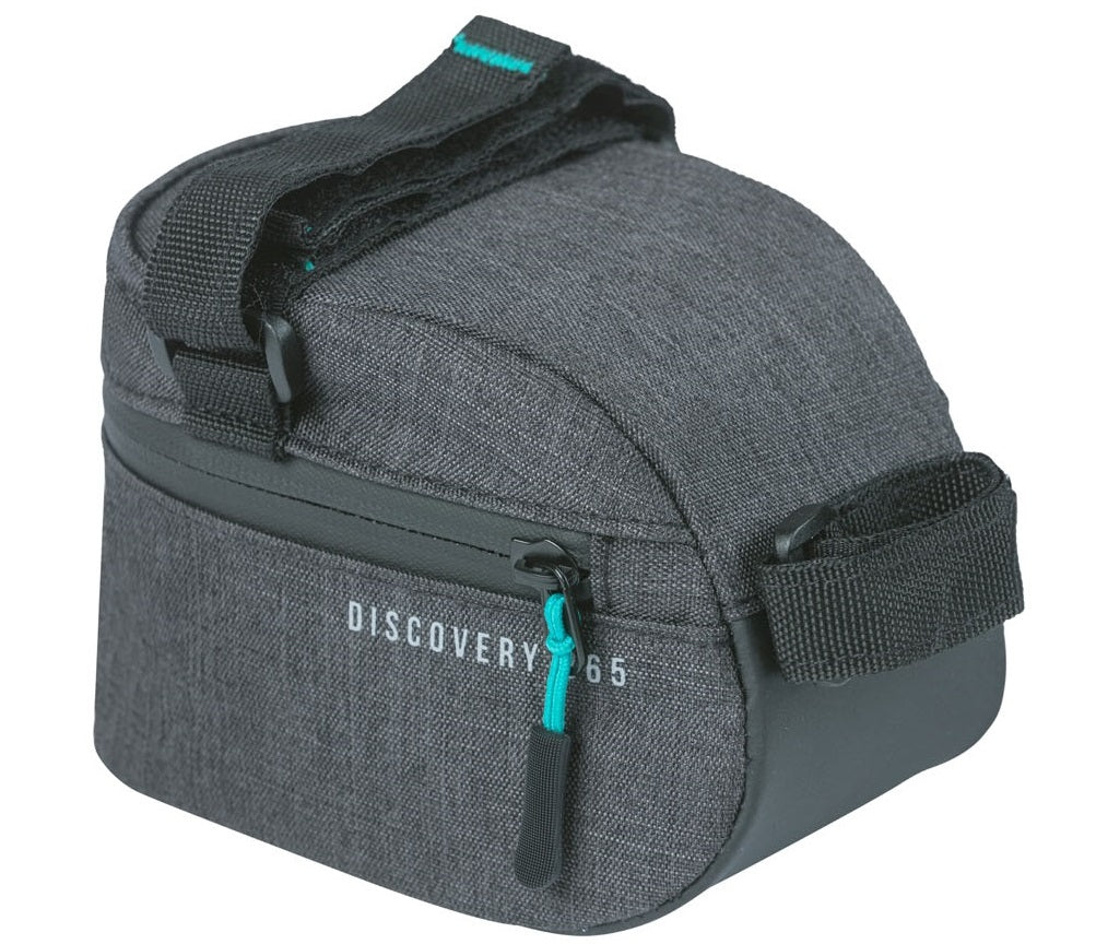 Zadeltas M Basil Discovery 365D 1.0 liter 10 x 9 x 15 cm - zwart melee