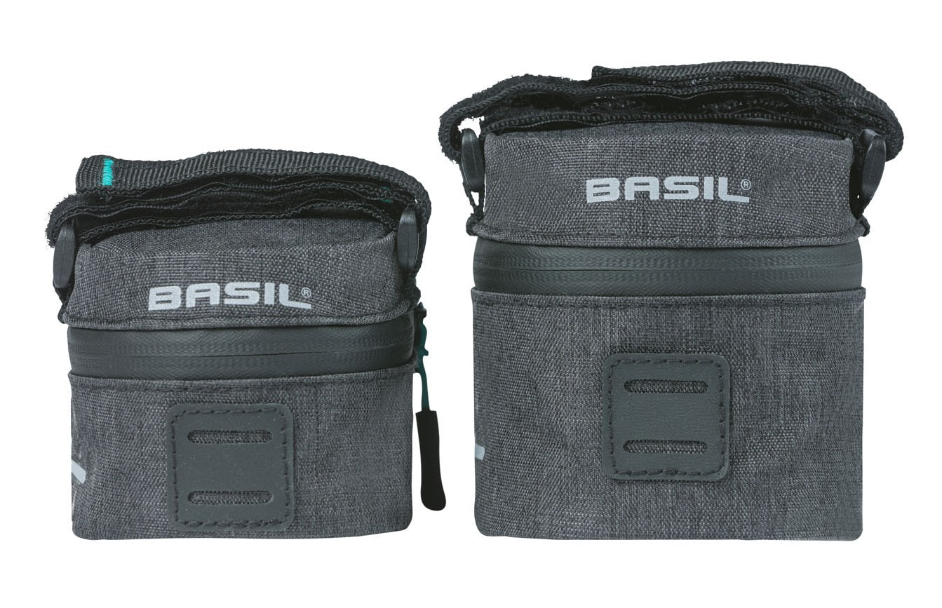 Zadeltas M Basil Discovery 365D 1.0 liter 10 x 9 x 15 cm - zwart melee