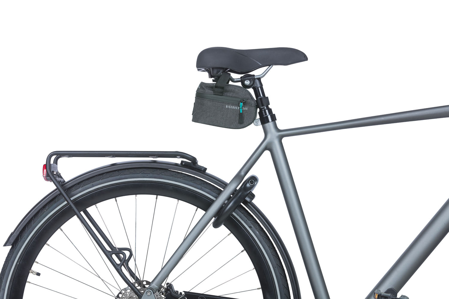 Zadeltas M Basil Discovery 365D 1.0 liter 10 x 9 x 15 cm - zwart melee