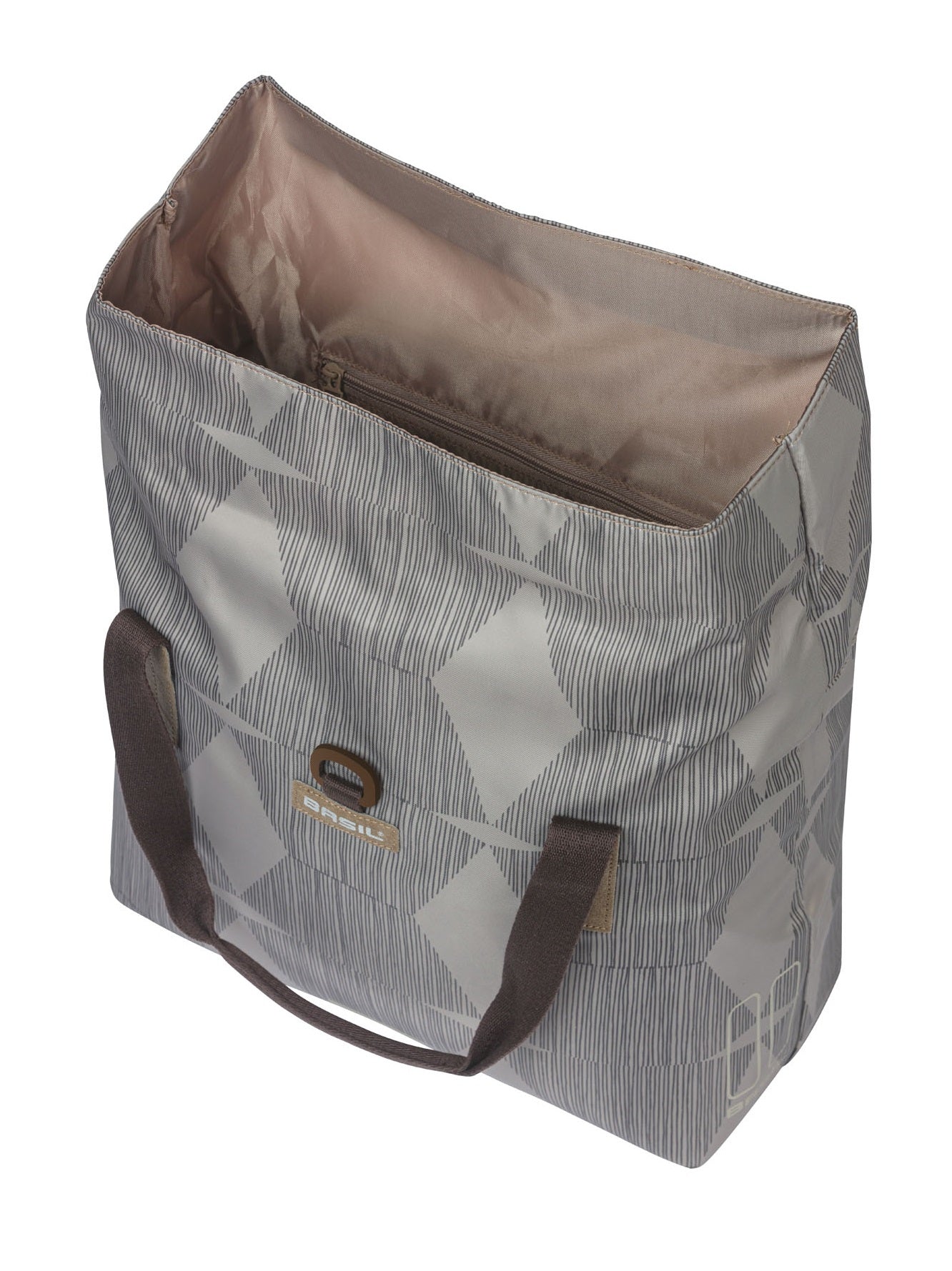 Fietsshopper Basil Elegance 20-26 liter 39 x 39 x 17 cm - chateau taupe