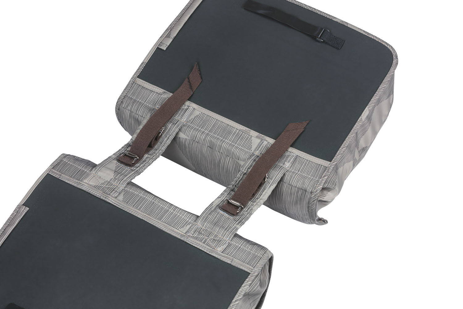 Dubbele fietstas Basil Elegance 40-49 liter 40 x 38 x 16 cm - chateau taupe