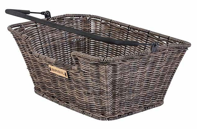Fietsmand Basil Capri Rattan Look 42 x 32 x 20 cm - nature brown