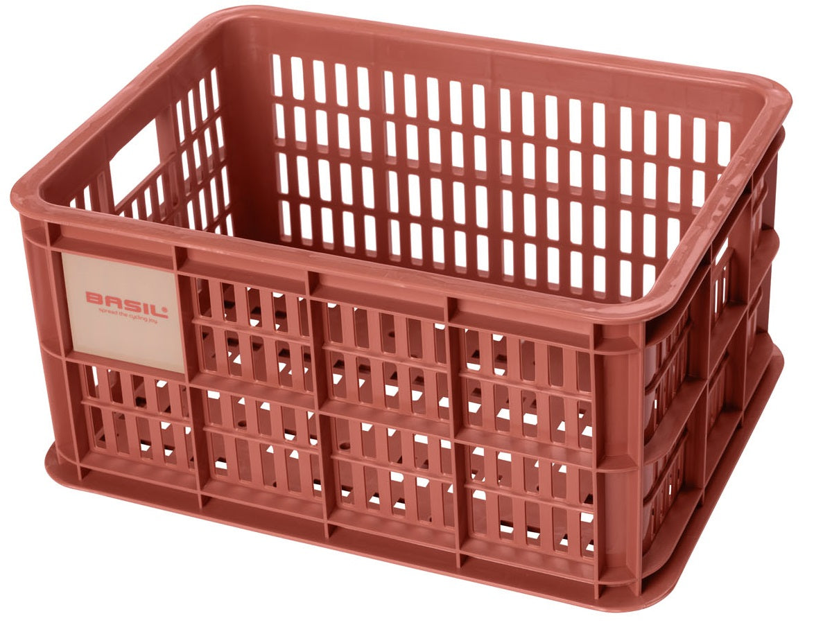 Gerecyclede fietskrat Basil Crate S 17.5 liter 29 x 39 x 20 cm - black