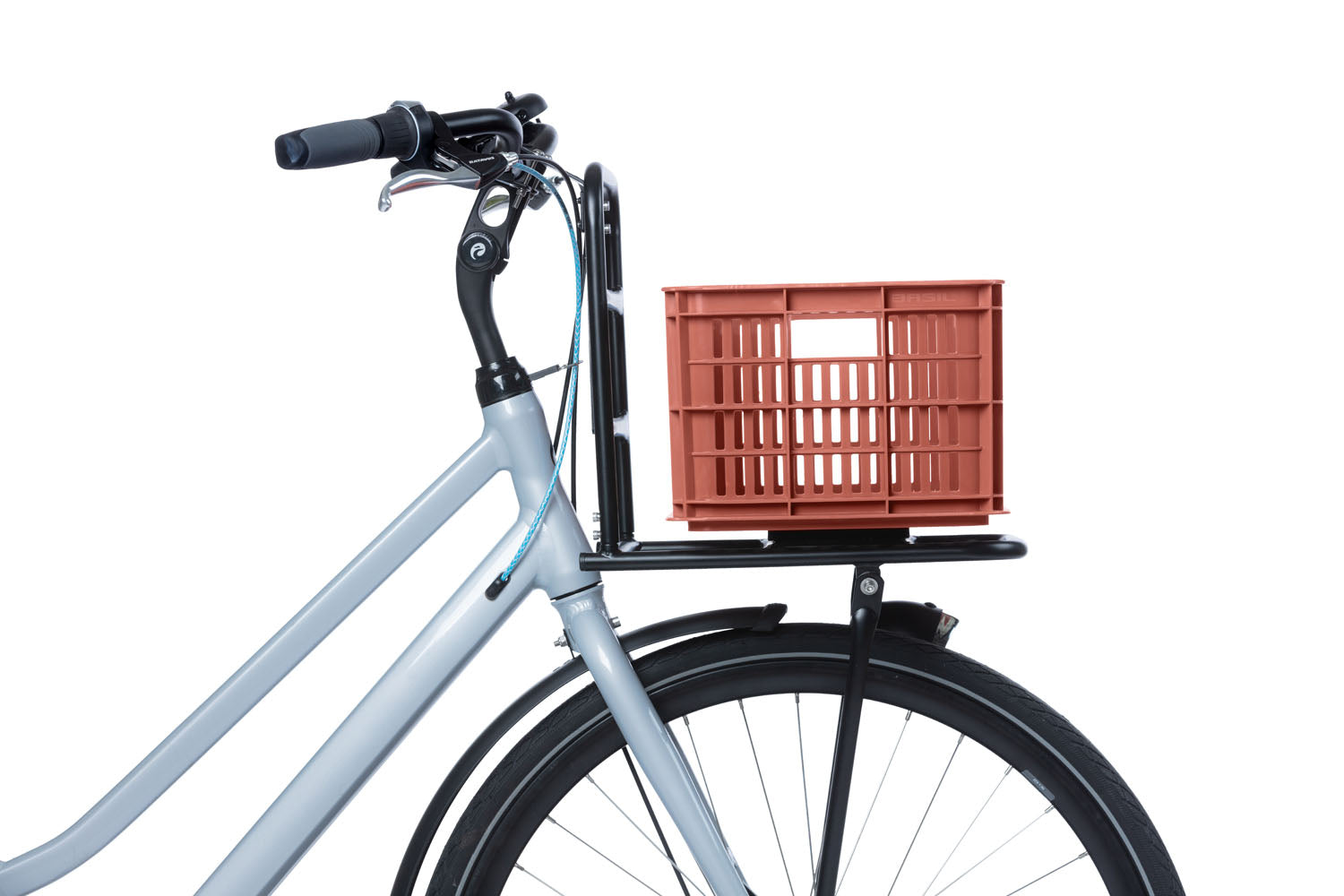 Gerecyclede fietskrat Basil Crate S 17.5 liter 29 x 39 x 20 cm - black