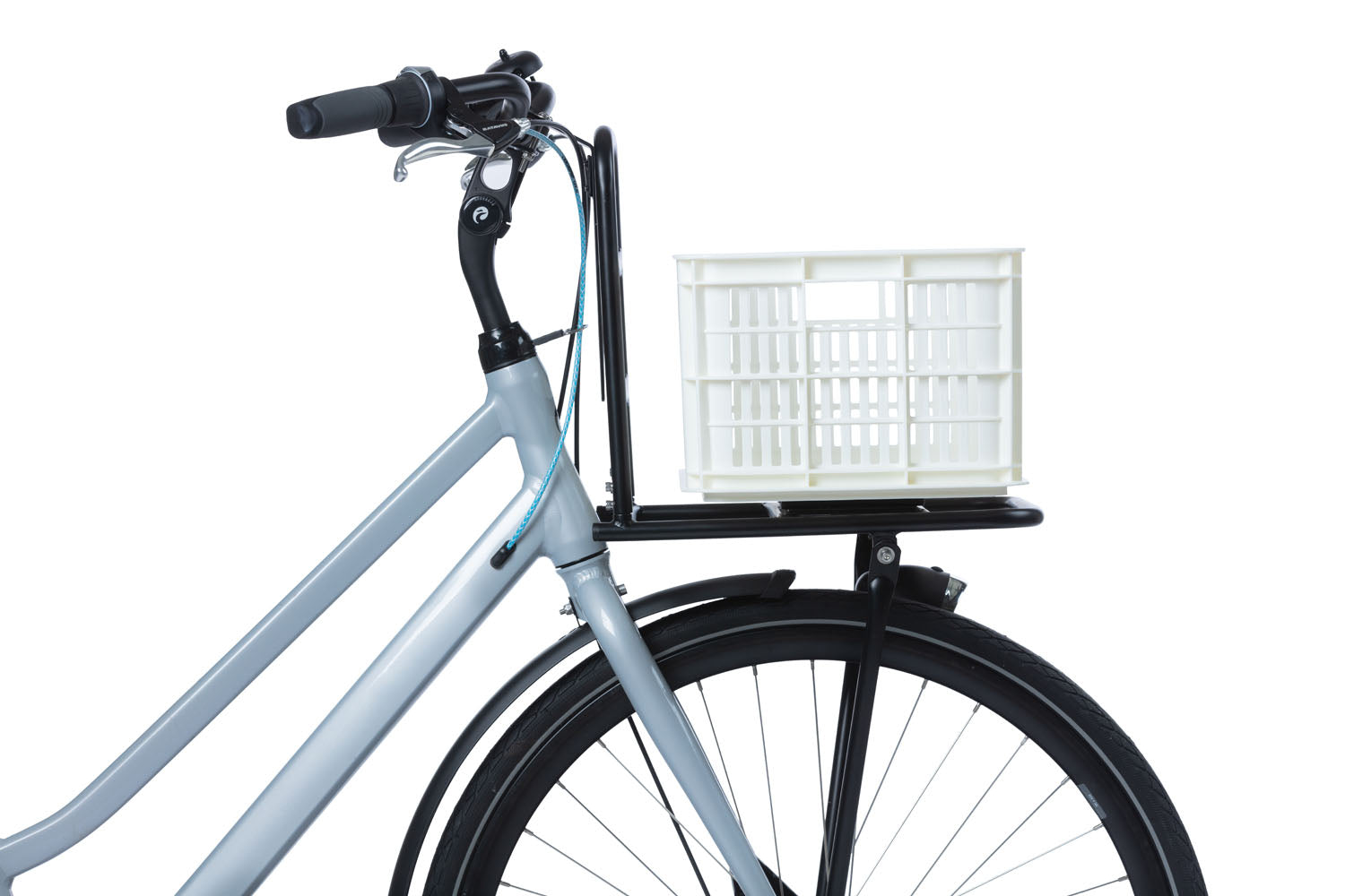 Gerecyclede fietskrat Basil Crate S 17.5 liter 29 x 39 x 20 cm - black
