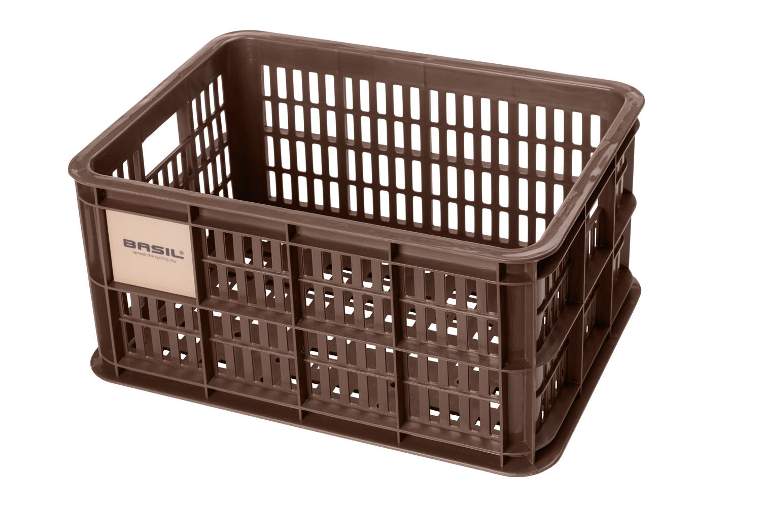 Gerecyclede fietskrat Basil Crate S 17.5 liter 29 x 39 x 20 cm - black