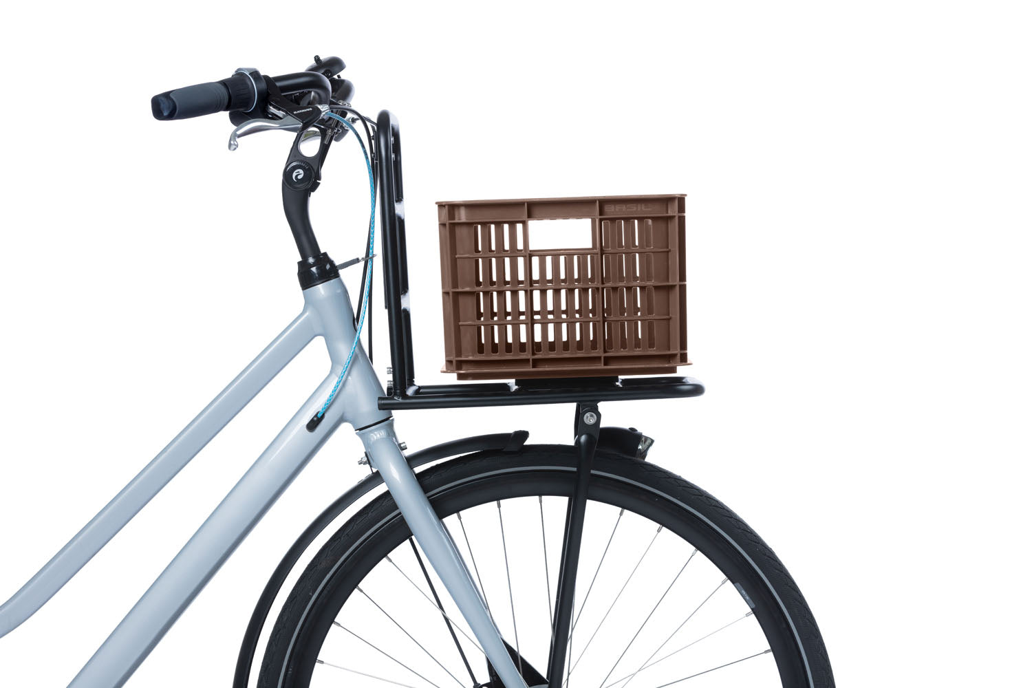 Gerecyclede fietskrat Basil Crate S 17.5 liter 29 x 39 x 20 cm - black